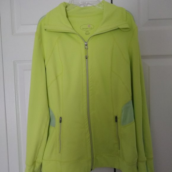 TANGERINE WOMEN ACTIVE MESH LIGHTWEIGHT BREATHABLE FULL ZIP STRETCH JACKET - Picture 2 of 7